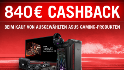 ASUS Summer Cashback 2022 mit bis zu 840 Euro Cashback!
