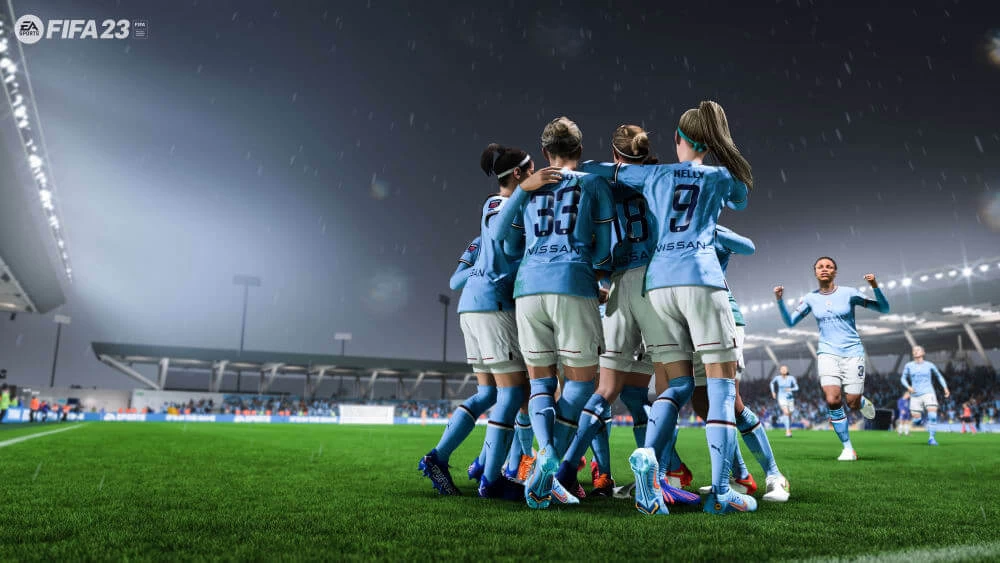 Das Bild zeigt FIFA 23. Nun auch mit Frauen-Mannschaften.