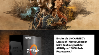 UNCHARTED: Legacy of Thieves Collection jetzt zu AMD Ryzen 5000 CPUs dazu erhalten!