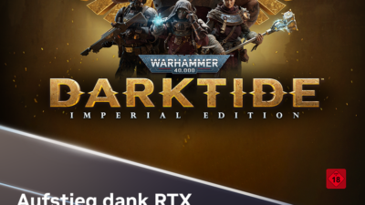 Warhammer 40000: Darktide – Imperial Edition jetzt zu NVIDIA GeForce RTX 3090 (Ti), 3080 (Ti), 3070 (Ti), 3060 (Ti) dazu erhalten!