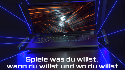 Gigabyte / Aorus 17 XE4 Gaming-Notebook jetzt mit 100 Euro Steam-Guthaben und Gutscheincode für 100 Euro Sofortrabatt!