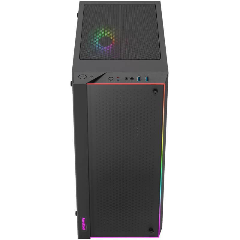 Vorderseite und Deckel - Aerocool Skribble Midi-Tower
