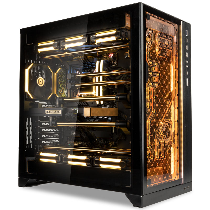 Caseking Gold Standard Signature Edition Gaming-PC in Schwarz und Gold