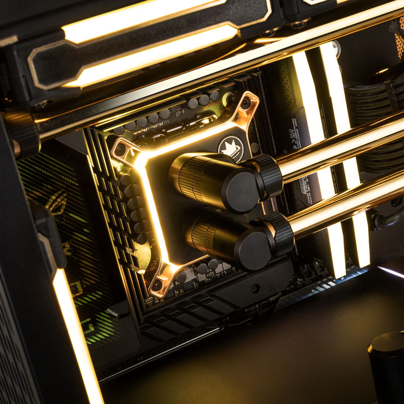 Caseking Gold Standard Signature Edition Gaming-PC in Schwarz und Gold