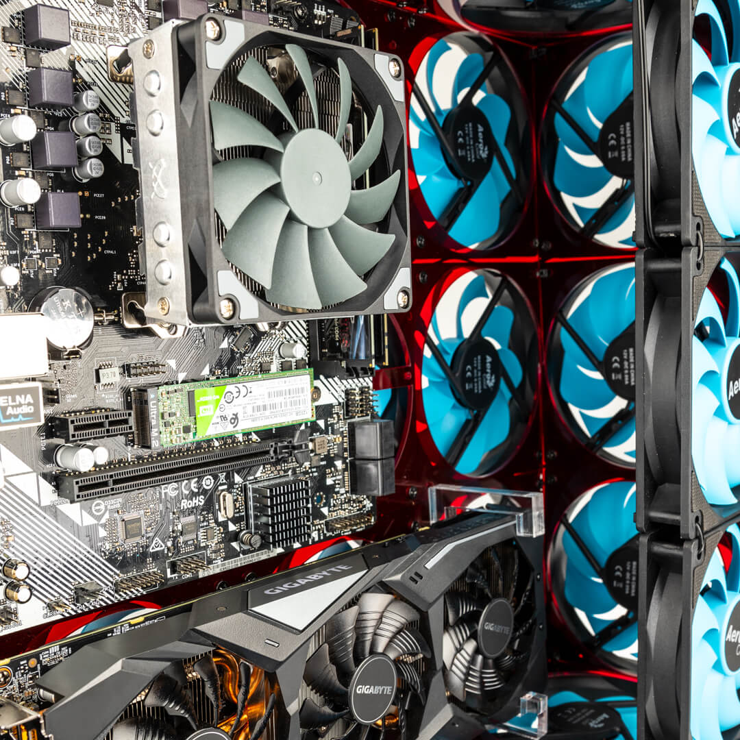 Gaming-PC JustFans Concept - Innenansicht