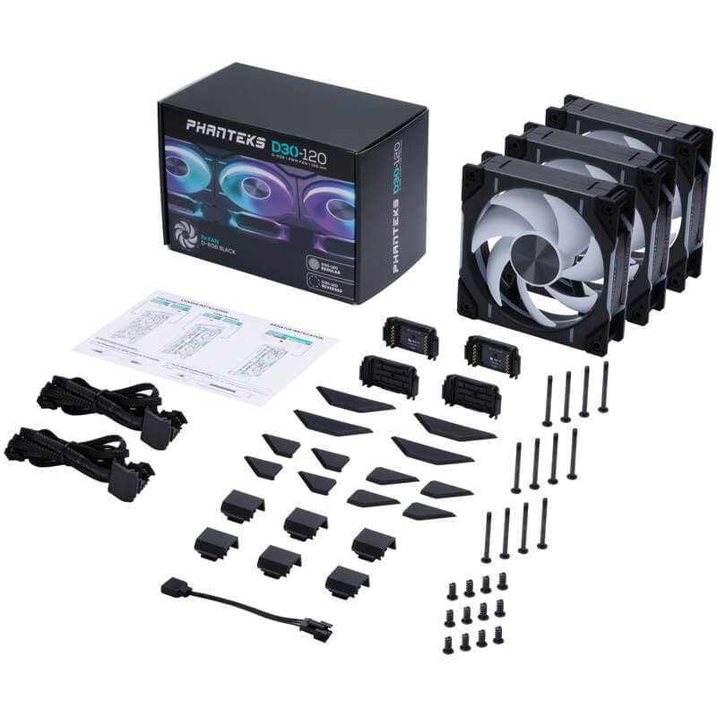 PHANTEKS D30 120-mm-PWM-ARGB-Lüfter