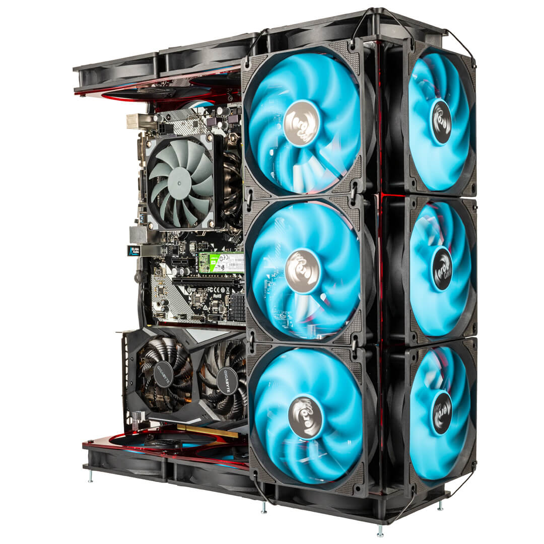 Gaming-PC JustFans Concept - Frontansicht