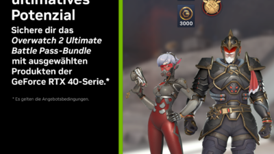Overwatch 2 Ultimate Battle Pass jetzt zu NVIDIA GeForce RTX 4090, 4080 und 4070 (Ti) dazu erhalten!
