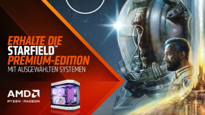 Starfield Premium-Edition zu AMD-Komplettsystemen mit Ryzen und Radeon dazu erhalten!