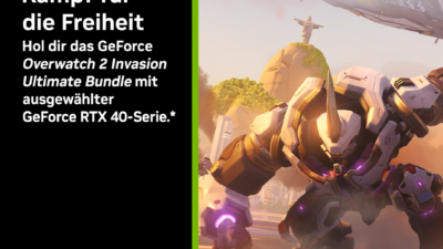 Overwatch 2 Invasion Ultimate Bundle jetzt zu NVIDIA GeForce RTX 4090, 4080, 4070 (Ti) und 4060 (Ti) dazu erhalten!