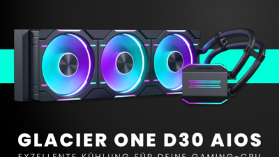 Phanteks Glacier One D30 AIO: Top-Wasserkühlung für Gaming-CPUs