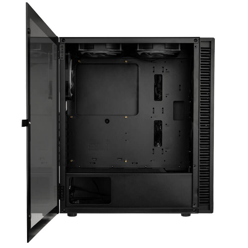 Kolink Observatory HF Glass ARGB Midi-Tower - Schwarz