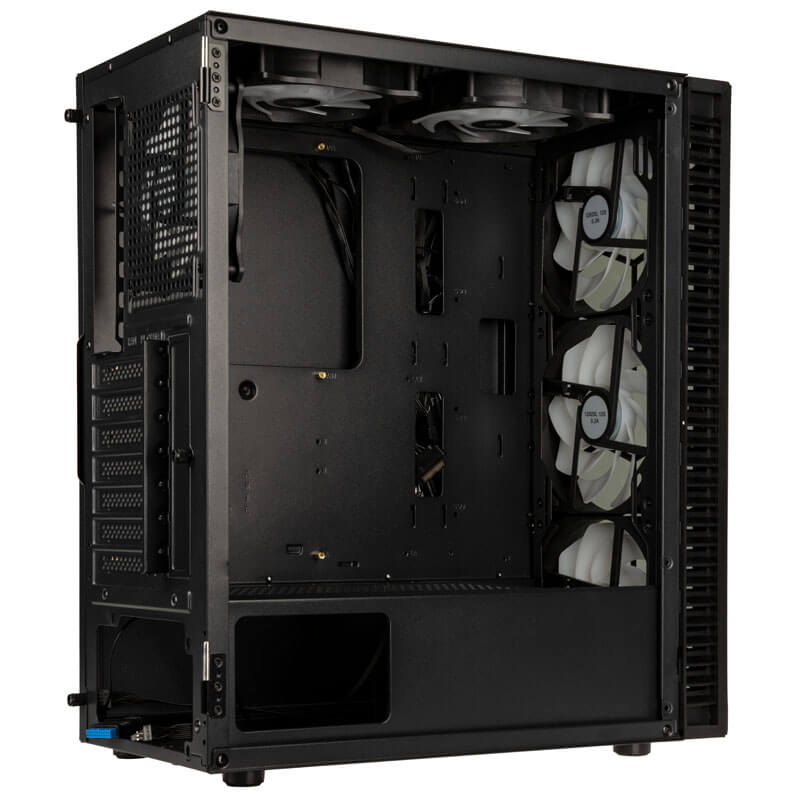 Kolink Observatory HF Glass ARGB Midi-Tower - Schwarz
