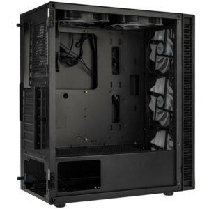 Kolink Observatory HF Mesh Midi-Tower - Schwarz