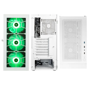 Kolink Observatory HF Glass ARGB Midi-Tower - Weiß