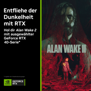 Alan Wake 2 jetzt zu NVIDIA GeForce RTX 4090, 4080, 4070 (Ti) dazu erhalten!