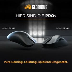 Glorious Model O 2 und D 2 PRO Gaming Mäuse: Schneller, präziser, leichter