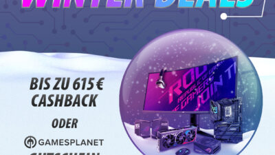 ASUS Winter Deals 2023 jetzt mit bis zu 615 Euro Cashback!