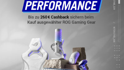 Ausgewählte ASUS ROG Gaming Gear-Produkte jetzt mit bis zu 260 Euro Cashback!