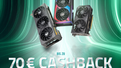 Ausgewählte ASUS NVIDIA GeForce RTX 4000 Grafikkarten jetzt mit bis zu 70 Euro Cashback! [UPDATE]