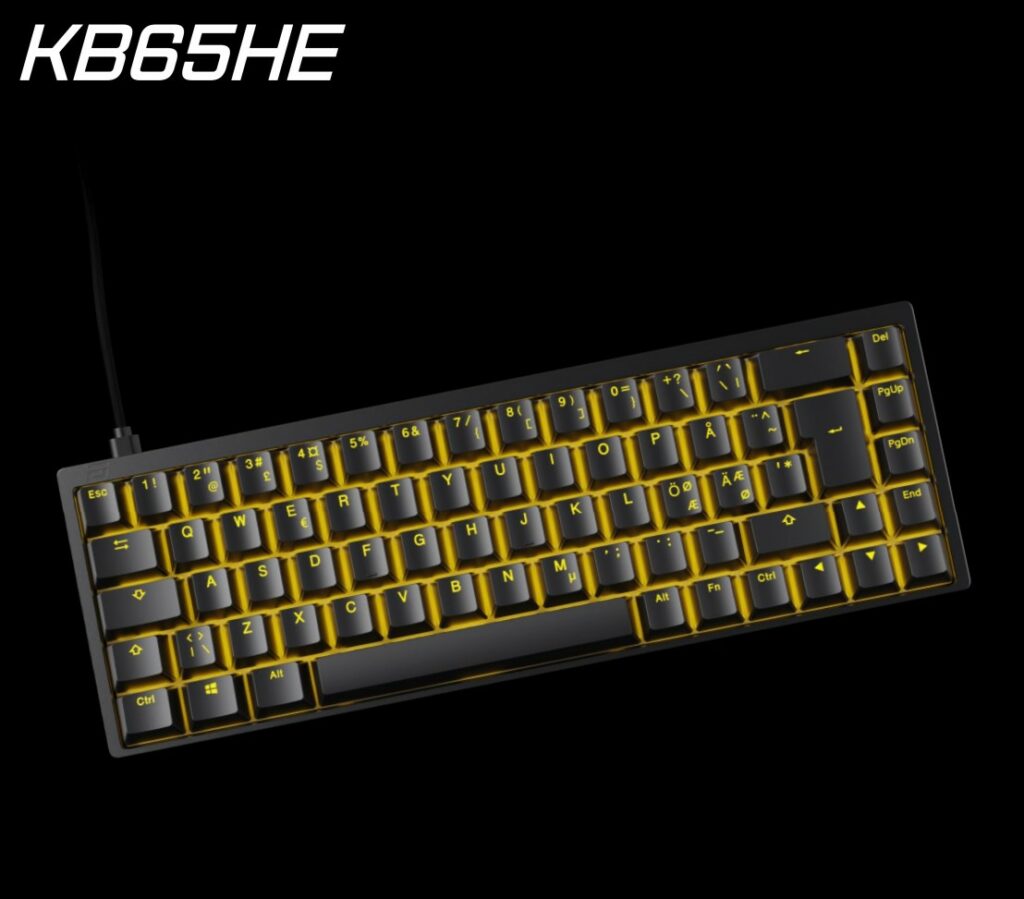 Endgame Gear KB65HE Hall Effect Gaming-Tastatur