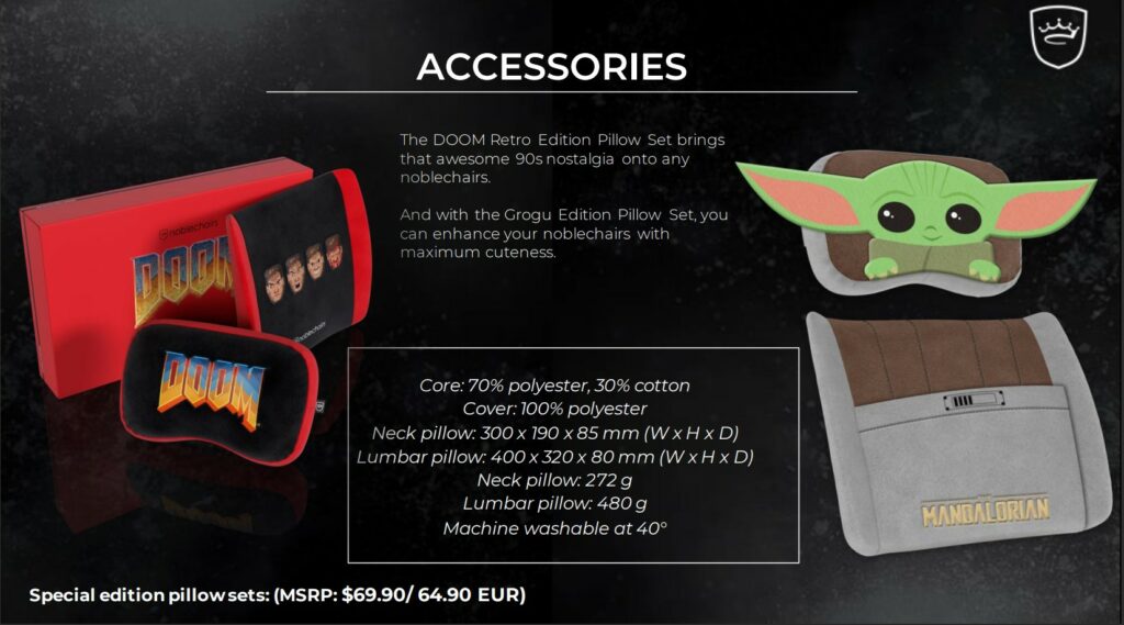 DOOM Retro und Grogu Kissen-Sets
