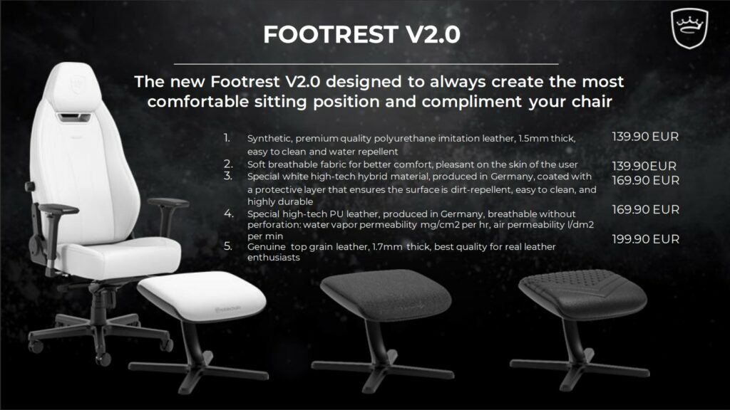 noblechairs Footrest 2.0 