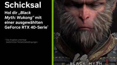 Black Myth: Wukong jetzt zu NVIDIA GeForce RTX 4090, 4080 (SUPER), 4070 (Ti) (SUPER) dazu erhalten!
