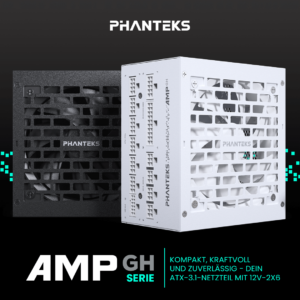 Phanteks AMP GH ATX-3.1-Netzteile: kompakt, preiswert und leistungsstark