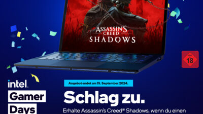 Assassin’s Creed Shadows zu Intel 13th/14th Gen CPUs und Intel Arc Grafikkarten dazu erhalten!