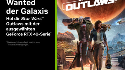 Star Wars Outlaws jetzt zu NVIDIA GeForce RTX 4090, 4080 (SUPER), 4070 (Ti) (SUPER) dazu erhalten!