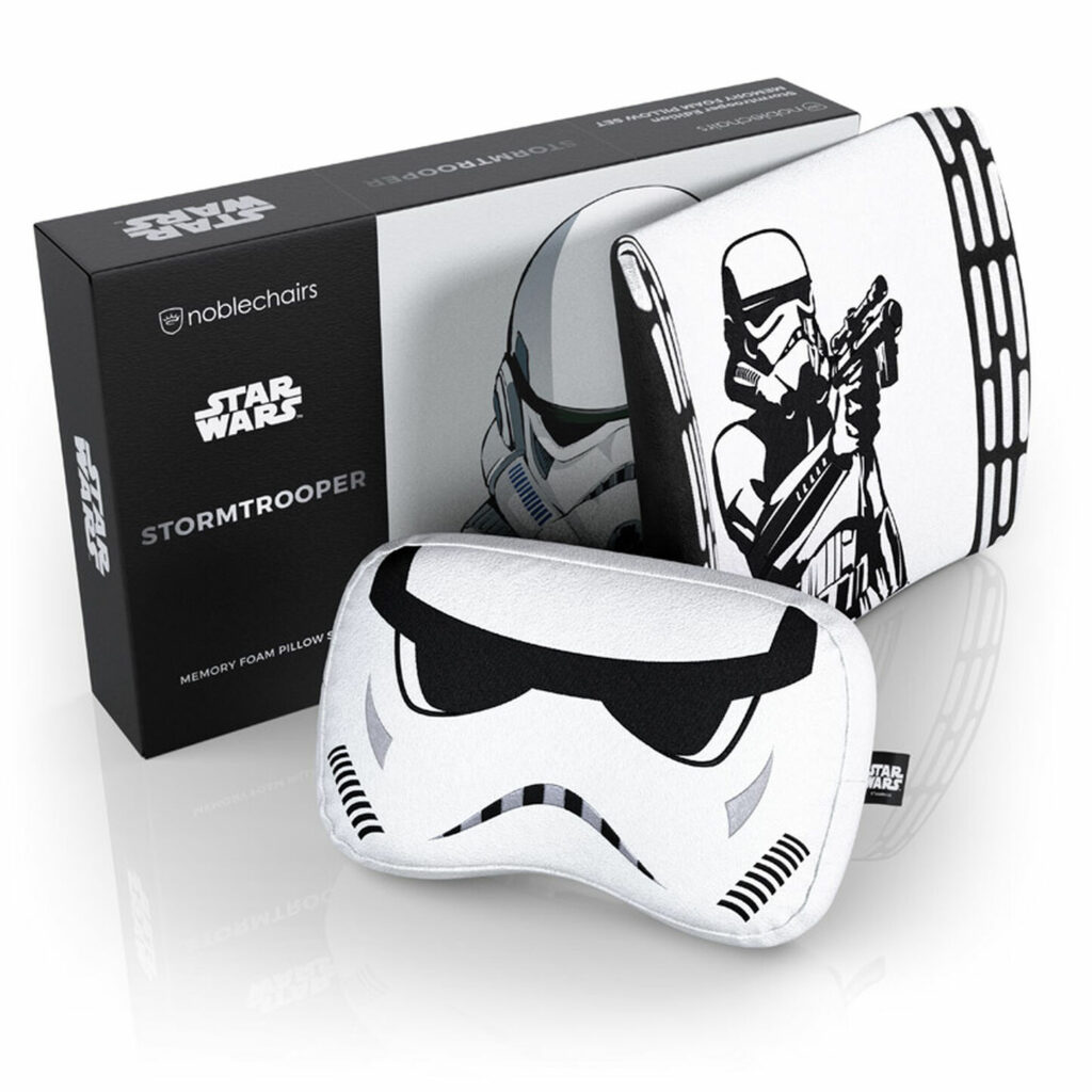 Stormtrooper Edition Memory Foam Kissen-Set – Zusätzlicher Komfort im imperialen Look für deinen Gaming-Stuhl.