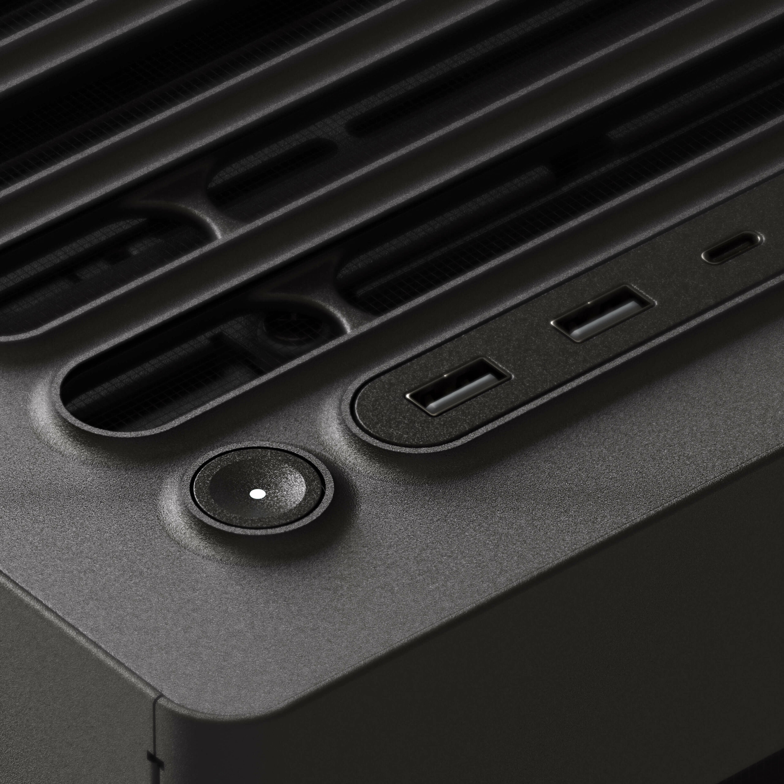 Schwarzes HAVN HS 420 Midi-Tower PC-Gehäuse mit elegantem Design