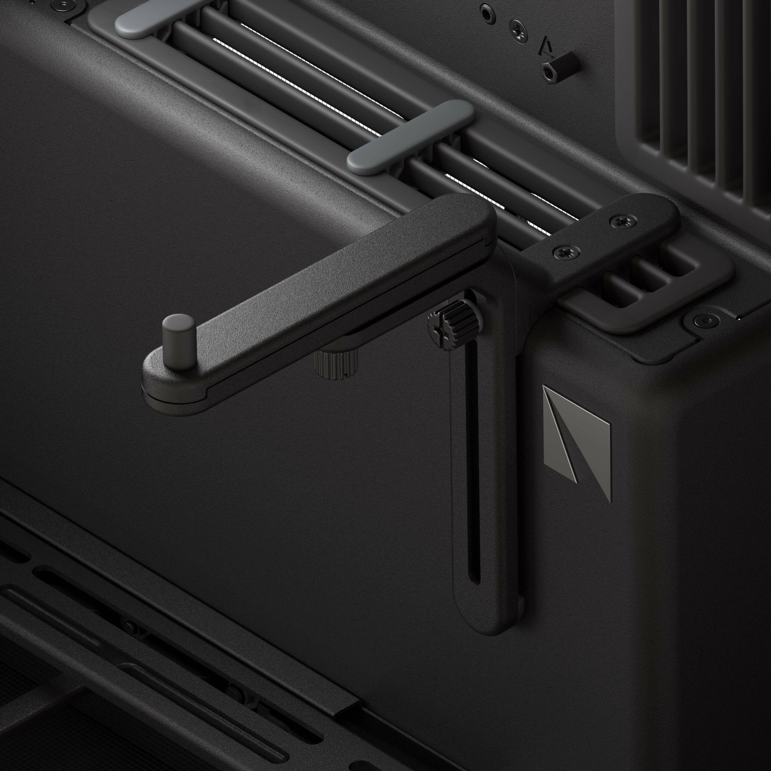 Schwarzes HAVN HS 420 Midi-Tower PC-Gehäuse mit elegantem Design