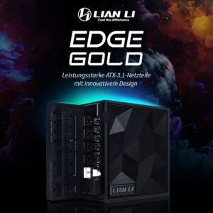 Lian Li EDGE GOLD: Mit diesem Feature revolutioniert Lian Li PC-Netzteile