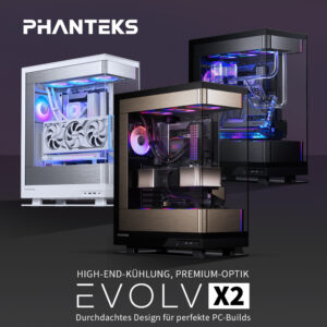PHANTEKS Evolv X2: Das ultimative Showcase-Gehäuse für beeindruckende PC-Builds