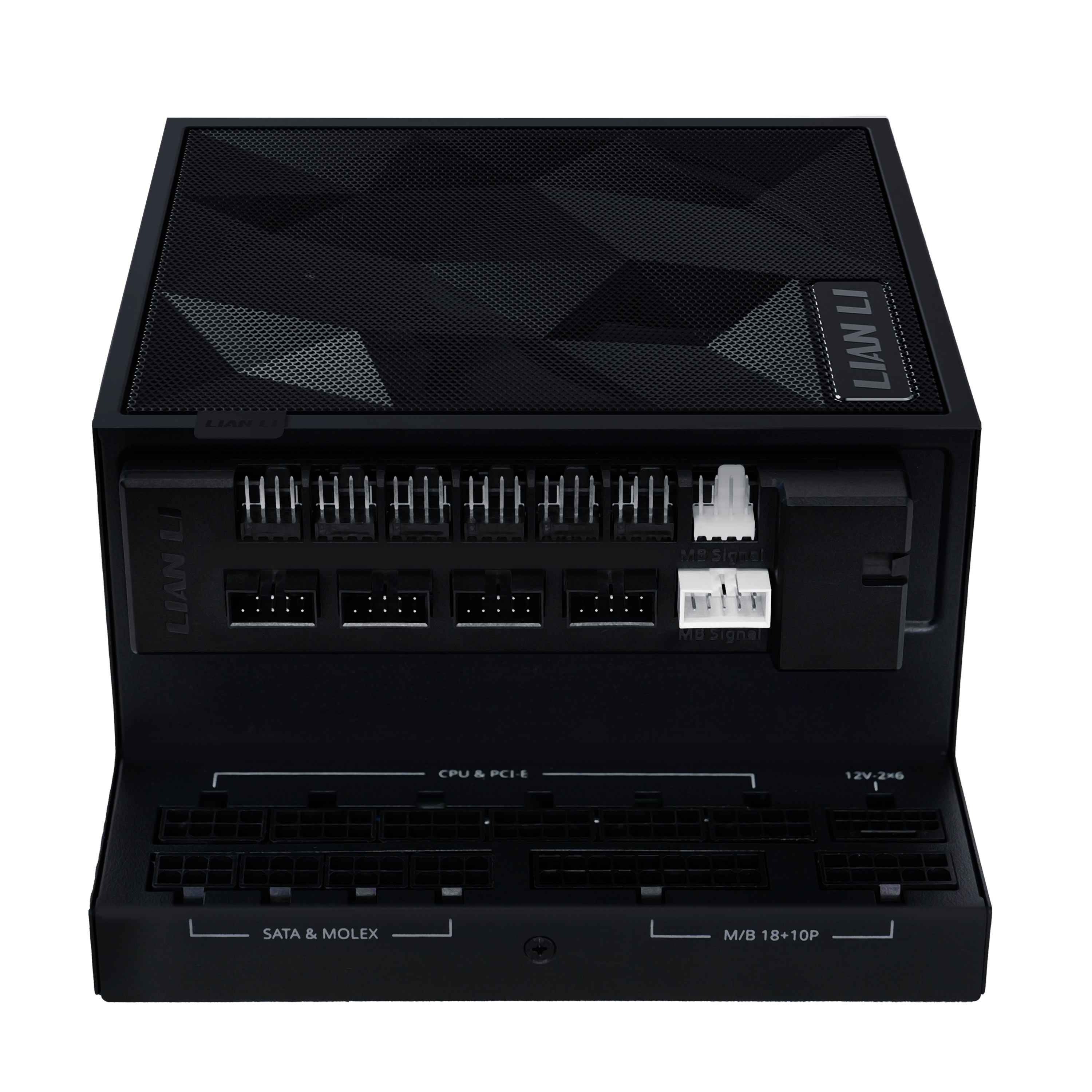 Lian Li EDGE GOLD PSU Frontalansicht Schwarz