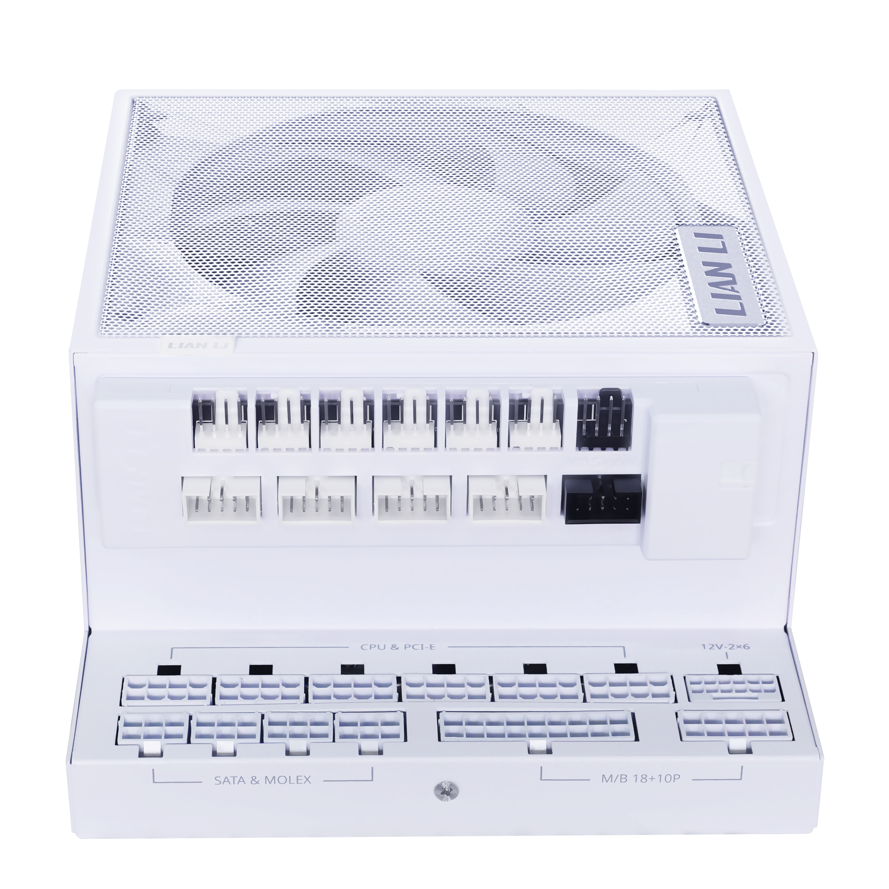 Lian Li EDGE GOLD PSU Frontalansicht Weiß