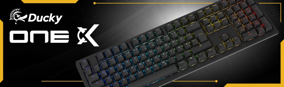 Bild von der Ducky One X schwarz