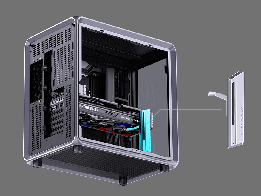 GPU-Halterung des Jonsplus BO400 
