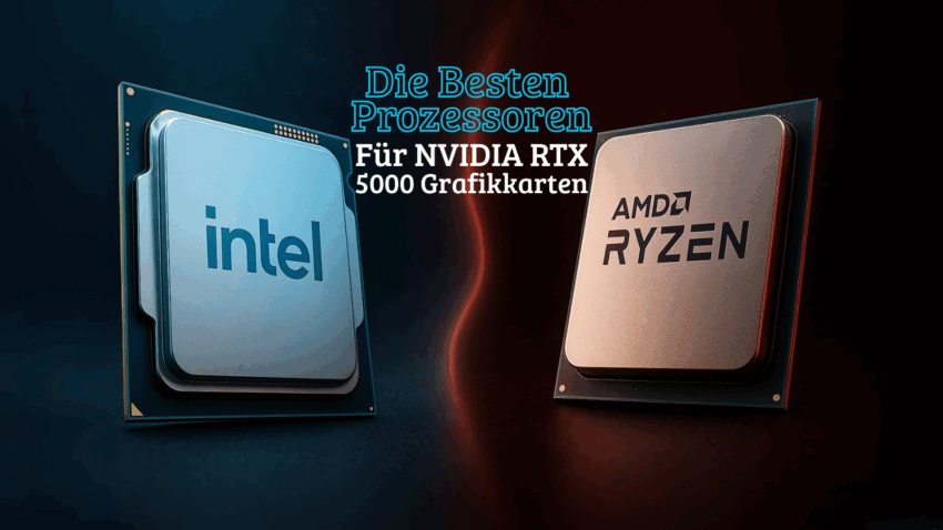 Die besten CPUs für RTX 5000 Grafikkarten