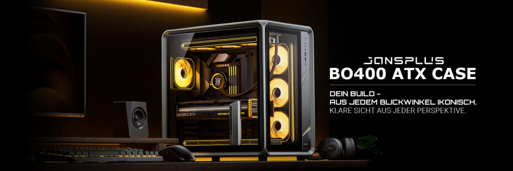 Jonsplus BO400 mit Slogan