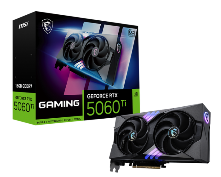 MSI GeForce RTX 5060 Ti Gaming OC Grafikkarte
