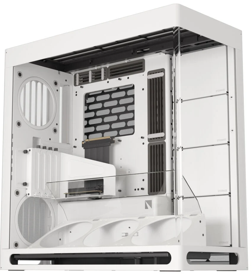 HAVN HS 420 Midi-Tower in Weiß mit VGPU-Halterung