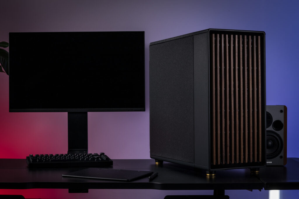 Workstation-PC mit Monitor