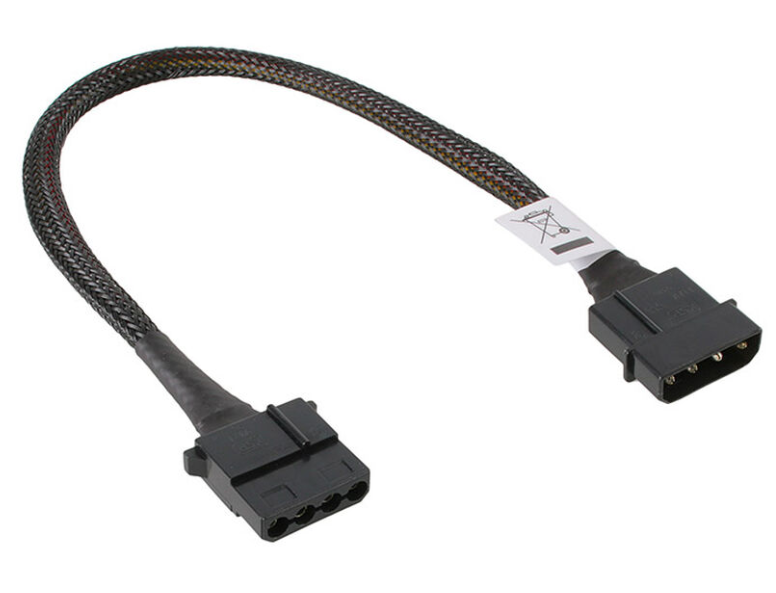 Molex-Netzteilstecker Verlängerung