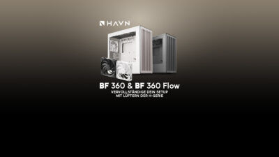 HAVN: BF360 Midi-Tower, Lüfter und GPU-Halterungen für dein Setup