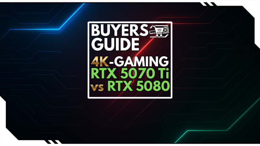 Blog Beitragsbild - 4K-Gaming mit RTX 5070 Ti oder RTX 5080