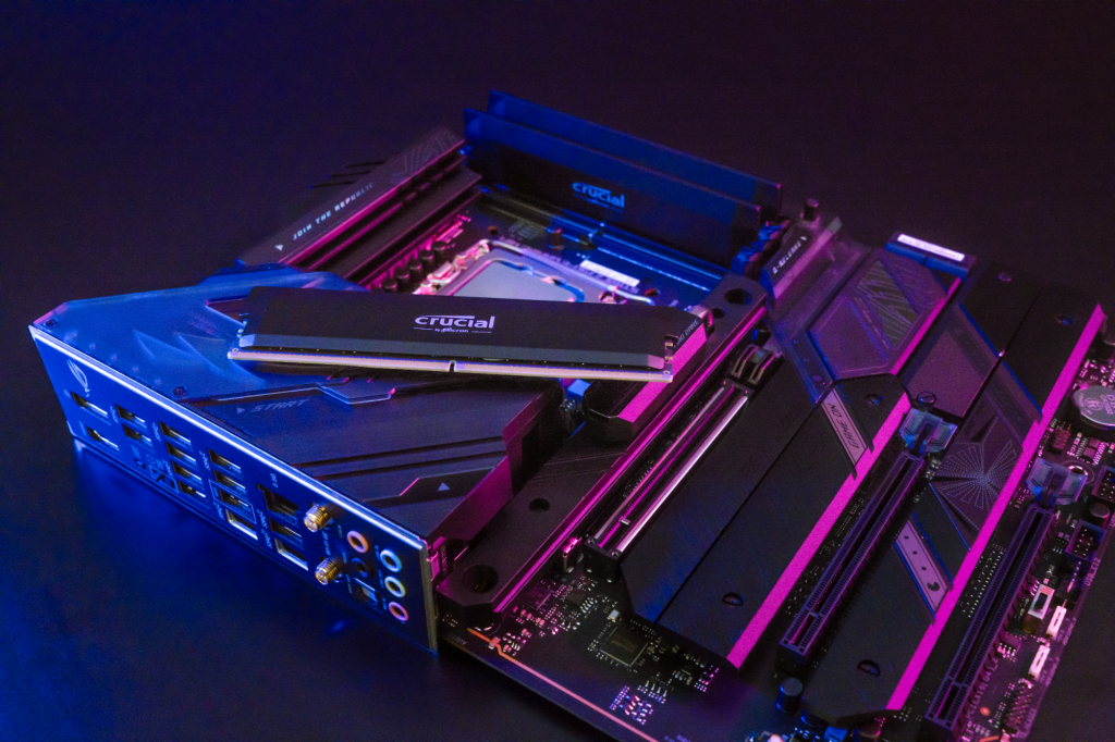Crucial DDR5 RAM mit Mainboard