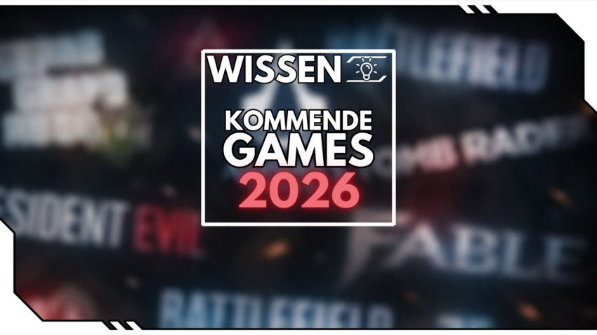 Beitragsbild Kommende Games 2026 - Logos im Hintergrund